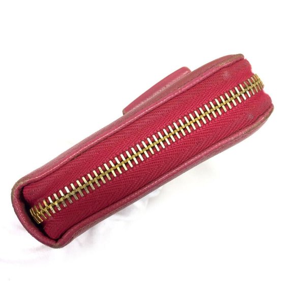 100% Authentic PRADA Saffiano Ribbon Leather Long - Picture 5 of 10